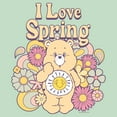 thumbnail image 2 of Girl's Care Bears Funshine Bear I Love Spring  Graphic T-Shirt, 2 of 4