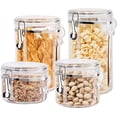 thumbnail image 1 of 5355 Locking Acrylic Canister Set with Spoons, 4-Piece, 1 of 5