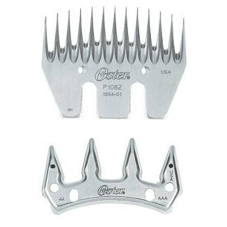 Combo Drop Point Blade - Oster Combo Set Blades 13 Tooth Arizona Thin & 4 Point Wide Cutter