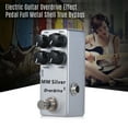 thumbnail image 1 of MOSKY MM Silver Overdrive Pedal for Electric Guitar with Gain/Volume/Bass/Treble Controls, True Bypass, LED Indicator, Compact Metal Design, 1 of 6