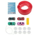 thumbnail image 3 of lionlar 15 ft Bendable Racetrack with 4 Alloy Cars Kit Strong Suction Cups Multifunctional for Physics Powered Race Portable Kids Toy, 3 of 9