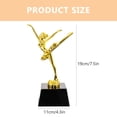 thumbnail image 2 of WASHWEPE 1Pack Trophy Golden Plastic Trophy for Home Decor 7.47x4.32x2.75in, 2 of 8