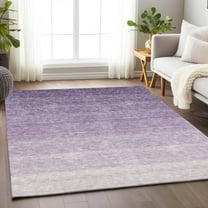 Addison Rugs Chantille Indoor/Outdoor Transitional Ombre Purple Washable Rectangle Rug, 5' x 7'6"