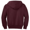 thumbnail image 6 of Port & Company ® - Youth Core Fleece Full-Zip Hooded Sweatshirt. PC90YZH, 6 of 6