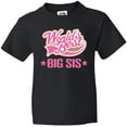 thumbnail image 3 of Inktastic Sister Worlds Best Big Sis Youth T-Shirt, 3 of 5