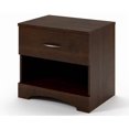 thumbnail image 4 of Table de nuit Crescent Point, Blanc Vintage, 4 of 7
