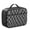 Gray and Black, variant on Gray and Black Wavy Checkered Pattern Insulated Lunch Bag Teens,Bento School Lunch Bag for Teens for Work,Picnic or Travel 10.6x7.7x4.3 Inches,12 Can Capacity