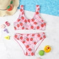 thumbnail image 2 of Staki Swimming Suit for Girls Girls Two Piece Bikini Swimsuits Bathing Suit for Kids Summer Beach Swimwear Set 7Y,8Y,9Y,10Y,11-14Y(Pink,11-12 Years), 2 of 6