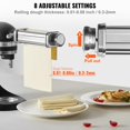 thumbnail image 3 of Accesorio para pasta VEVOR para batidora de pie KitchenAid, inoxidable, 3 of 9