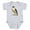 Heather Gray, variant on CafePress - Peregrine Falcon Bird Infant Bodysuit - Cute Infant Bodysuit Baby Romper - Size Newborn - 24 Months