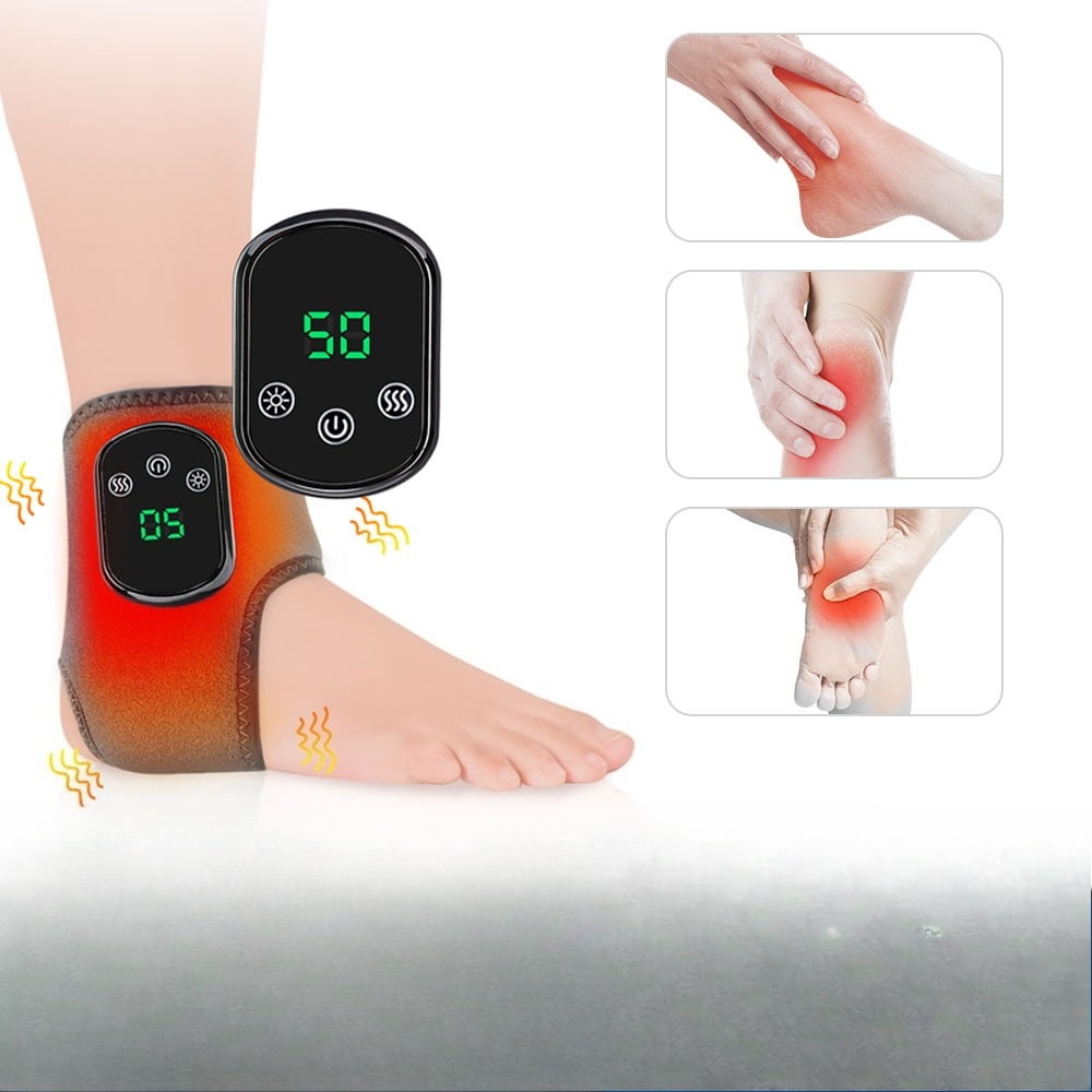 2026 Upgraded  Foot Massager, Foot Renew Triple Method Massager with 3 Vibration Modes & 5 Heat Levels, Ankle Massager for Circulation & Pain Relief, for Neuropathy
