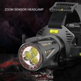 thumbnail image 4 of Lampe Frontale Rechargeable, 2000LM IPX5 Lampe Frontale Extérieure Antidérapante pour le Camping, 4 of 7