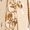 Gold, variant on Women's Gold‑Tone Hammered Fringe Drop Earrings