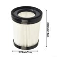 thumbnail image 3 of Filter Replacement for Lubluelu 202 Cordless Vacuum Cleaner For Oraimo OSV-102, 3 of 12
