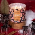 thumbnail image 2 of Colonial Candle Spiced Gingerbread Scented Jar Candle, Holiday Deco Collection, 3 Wick, Brown, 14 oz - Up to 60 Hours Burn, 2 of 5