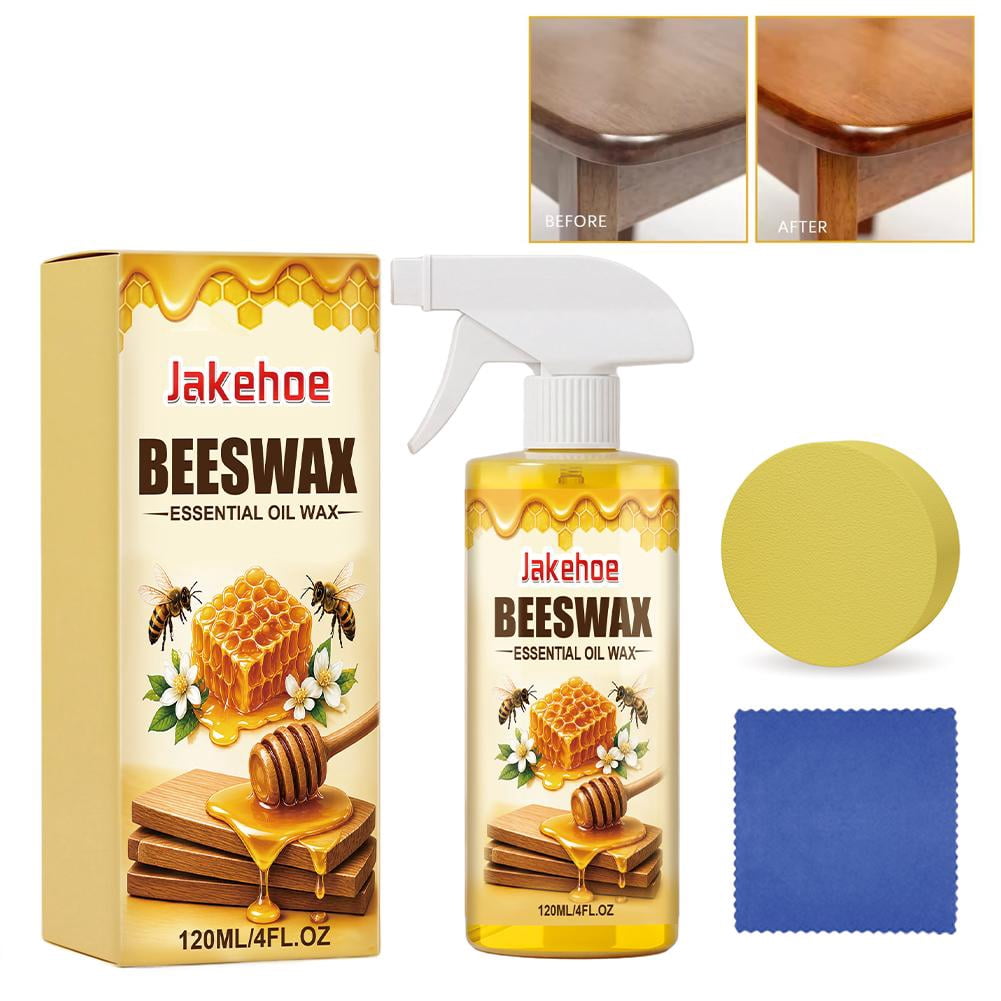 120ML Beeswax Furniture Polish Spray, Wood Polishing Maintenance Spray for Wooden Surface Care
