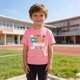thumbnail image 5 of Tops de Manga Corta Linda con Impresión Gráfica Linda para Niños Niños Y Niñas, Camiseta Casual de la Temporada Escolar, Tela Transpirable Suave, 5 of 9
