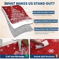 thumbnail image 6 of Memoryfield Christmas Area Rug 4' x 6', Machine Washable Rugs Holiday Christmas Tree Print Throw Carpet, Low Pile Rug Stain-Resistant Xmas Rugs for Bedroom Living Room Dining Room Party, 6 of 9