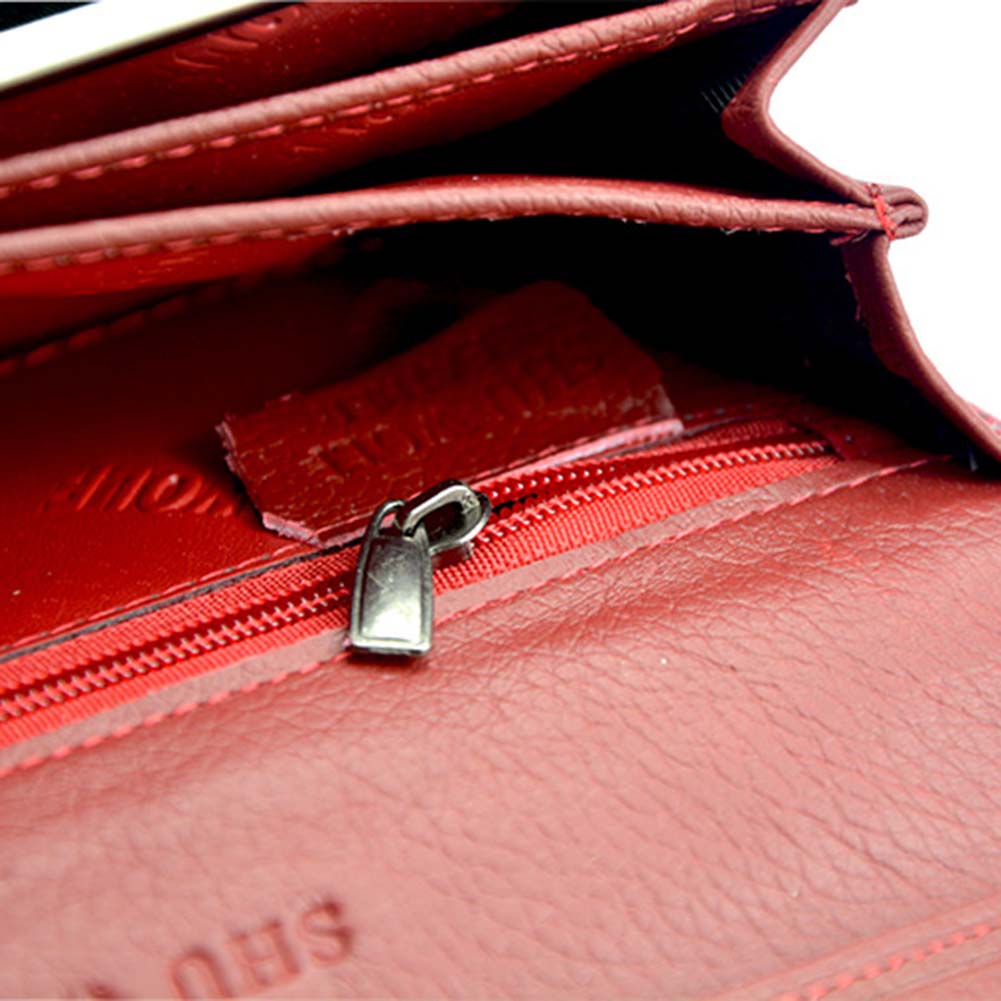 SPRING PARK Lady Crocodile Long Wallet for Men Women Genuine Leather Purse Card Holder Clutch Bag - image 5 of 6