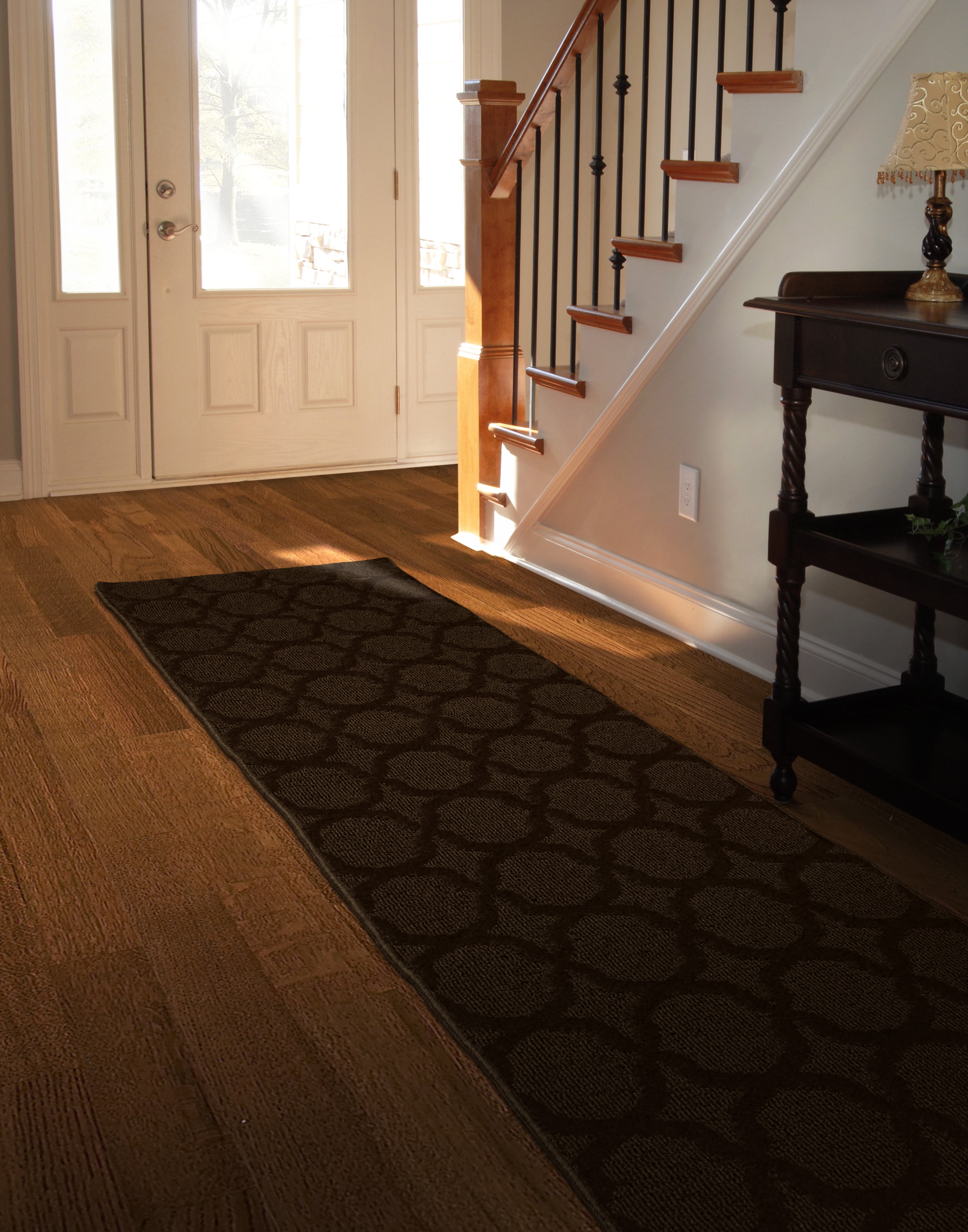 Garland Rug Sparta Mocha Indoor Runner Rug, 2' x 12'