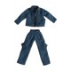 thumbnail image 1 of Chaqueta de ropa de trabajo para figura a escala 1/12, ropa urbana, disfraz, regalo de moda, decoración. Azul, 1 of 7