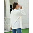 thumbnail image 4 of Mengpipi Womens Open Front Cardigans Casual Long Sleeve Classic Knit Sweater Outerwear with Pockets S-XXL, 4 of 5