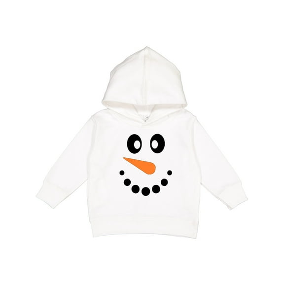 Inktastic Cute Smiling Snowman Face with Carrot Nose Toddler Hoodie