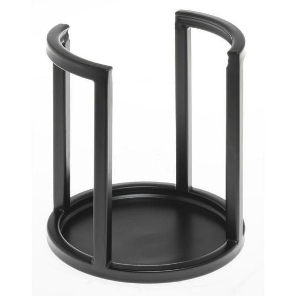 HUBERT® Black Plate Holder - 6 1/2"Dia x 8 1/5"H
