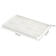 thumbnail image 4 of veasfak Detachable Drainer Shelf Cups Organizing Basket White Size L, 4 of 5