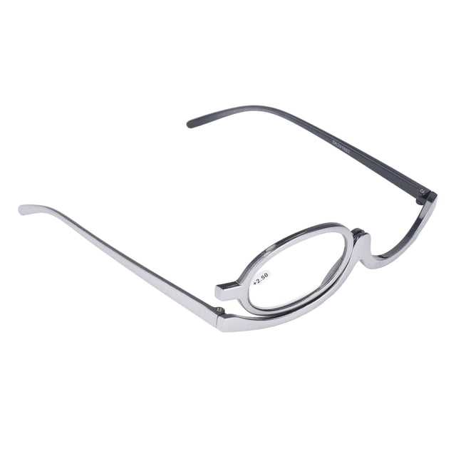 Magnifying Makeup Glasses with Switchable Lens for Even Makeup, 180 Rotation, Excellent Magnification, Skin Friendly Material, Widely