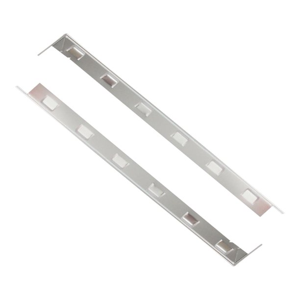 2 uds. De cubiertas para huecos de estufa, cubiertas para huecos de acero inoxidable, ligeras, duraderas, fáciles de limpiar, cubierta para estufa para contrarrestar derrames, ancho de 0,6 Cm