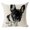 Grey, variant on Cow Animal Print Pillow Set - Soft Cushions for Sofa and Home Decor
