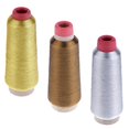 thumbnail image 1 of Rongfmy 3 Pcs Fil à Broder Couleurs Assorties Machine à Coudre 3280 Yards, 1 of 9