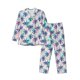 thumbnail image 1 of Balery Palm Leaves Pijama para Hombre de Dos Piezas con Manga Larga, Conjunto de Dormir y Descanso Suave con Bolsillos-Large, 1 of 7