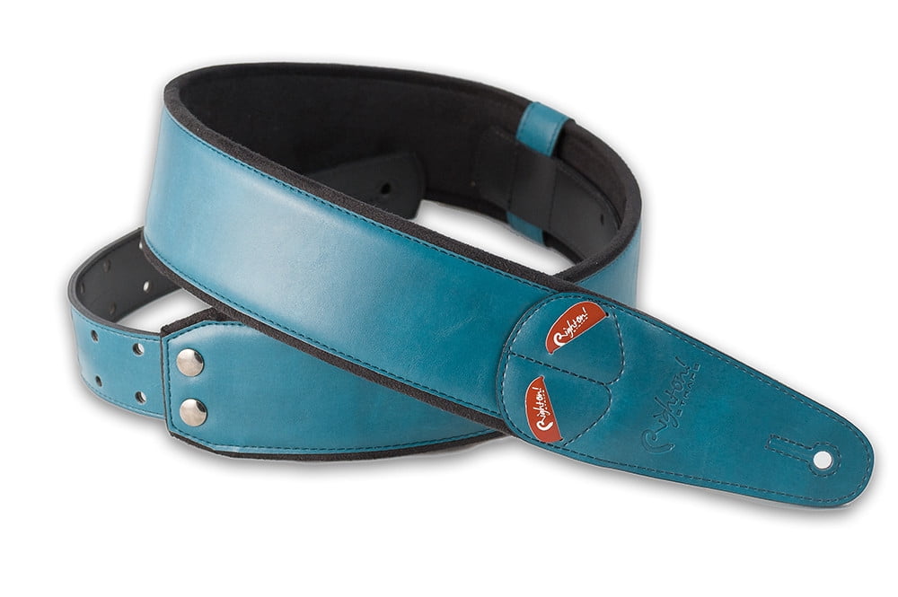 RightOn! Mojo Collection Charm-60 Teal Guitar Strap