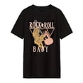 thumbnail image 3 of Camiseta de manga corta para mujer, ropa deportiva informal, camisetas holgadas, camiseta para uso diario, vacaciones, viajes, playa y oficina M, 3 of 9