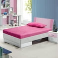 thumbnail image 2 of Irvine Home Collection Twin Size 6-inch Gel Memory Foam Mattress, Free Matching Pillow, Medium Firm, Cool Sleep, CertiPUR-US Certified, Great for Kids, Bunk Beds, Trundles, Campers, and Daybeds, Pink, 2 of 10