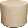 thumbnail image 3 of Flagstaff 20" Round Solid Wood Side Table in Stone Natural Finish, 3 of 4