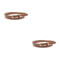 thumbnail image 2 of ziyahi Ceinture de Taille pour Femmes Confortable à Porter Larges Applications Élégante Mode Bon Choix de Cadeau Ceinture de Designer de Luxe pour Femmes Brun 2 Ensembles, 2 of 6