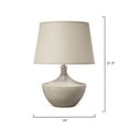 thumbnail image 3 of Jamie Young  Basketweave Ceramic Table Lamp with Linen Shade, 3 of 4