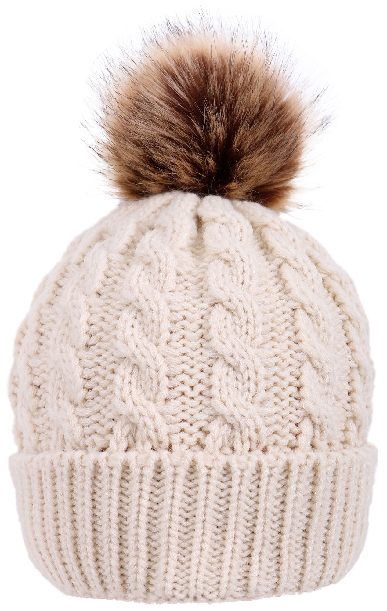Women's Winter Soft Knitted Beanie Hat 