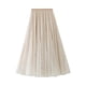 thumbnail image 1 of Falda larga de tul con capas de lentejuelas y purpurina para mujer de Fiomva, 1 of 8