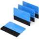 thumbnail image 1 of Paquete de 4 espátulas de fieltro de plástico - Espátula de vinilo suave para automóviles, herramienta para aplicar tinte de ventanas - Raspador de fieltro suave de 3,9"., 1 of 5