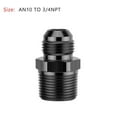 thumbnail image 2 of 1pc An4 An6 An8 An10 An12 Npt Raccord de Tuyau d'Air d'Huile Droite Adaptateur Mâle Auto Accessoires Auto Pièces, 2 of 3