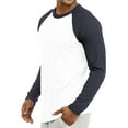 thumbnail image 2 of 3 Packs of Top Pro Men & Women Long Sleeve Baseball Raglan Tee Shirt Top (S-3XL), 2 of 4