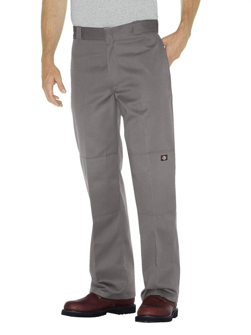 Dickies Men's Loose Fit Double Knee Durable Twill Work Pant, Black