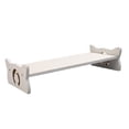 thumbnail image 2 of DOLITY Raised Dogs Bowl Stand Pet Feeding Station Pet Slow Feeder Stand Feeding Rack white, 2 of 9