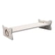 thumbnail image 2 of Estante dispensador de alimentos de madera para comederos elevados para mascotas, soporte de alimentación lenta para mascotas blanco, 2 of 9
