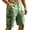Green, variant on ZHOGXU Mens Shorts Versatile Loose Fit Zipper Breathable With Pocket Outdoor Travel Sport Wear
