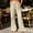 Beige, variant on Vrorvz Womens Long Pants Elastic Waisted Straight Leg Pant Casual Loose Summer Trouser Stretch Trouser with Pocket